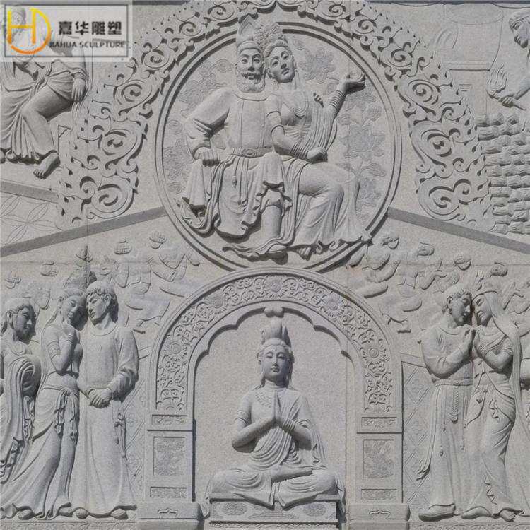 汉白玉浮雕古代人物大理石墙壁浮雕砂岩浮雕石雕石材浮雕壁画雕刻