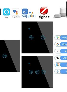 易微联ewelink智能zigbee开关面板墙壁支持Alexa/google语音控制