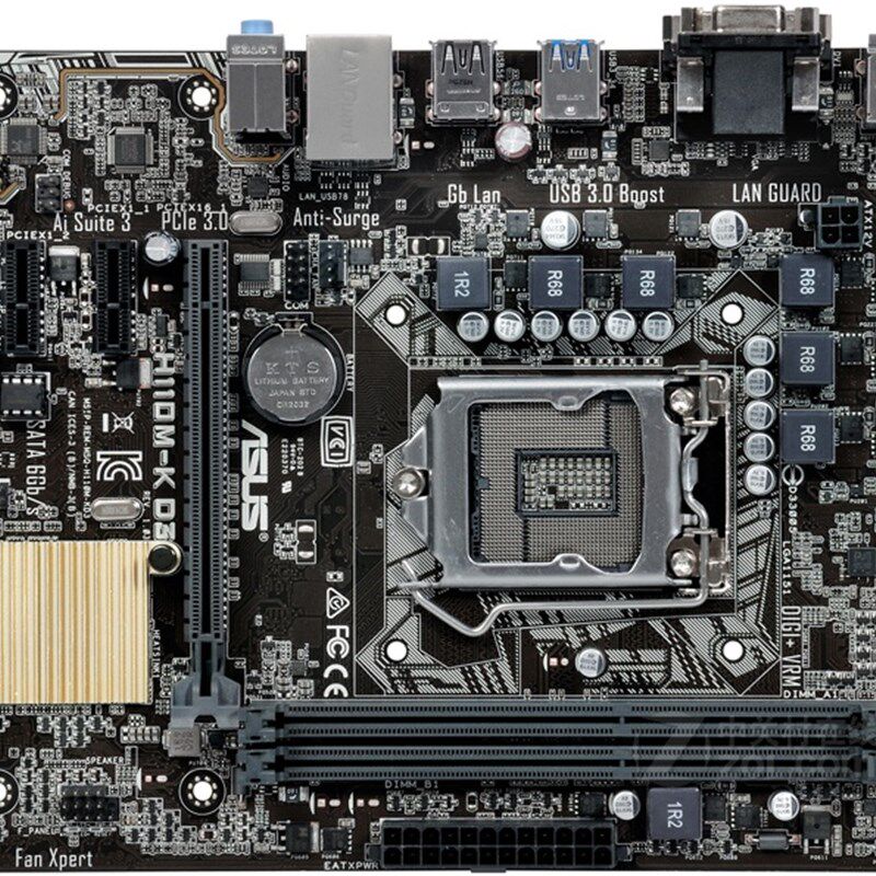 Asus/华硕 H110M-K F D E B15z0M-A/D B250M Z170电脑主板1151针D