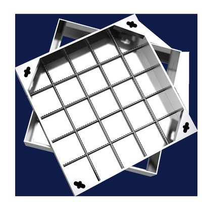 304不锈钢隐形井盖方形下水道窨井盖正方形排水沟沙井沟盖板圆形