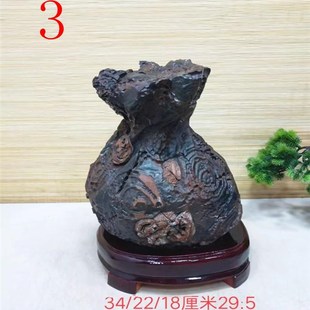 奇石靠山石观赏j石山形石头新中式客厅玄关办公室桌面装饰摆件