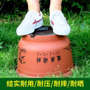 加厚大号仿陶瓷树脂铁树果树阳台户外庭院种树花盆养荷花专用花盆