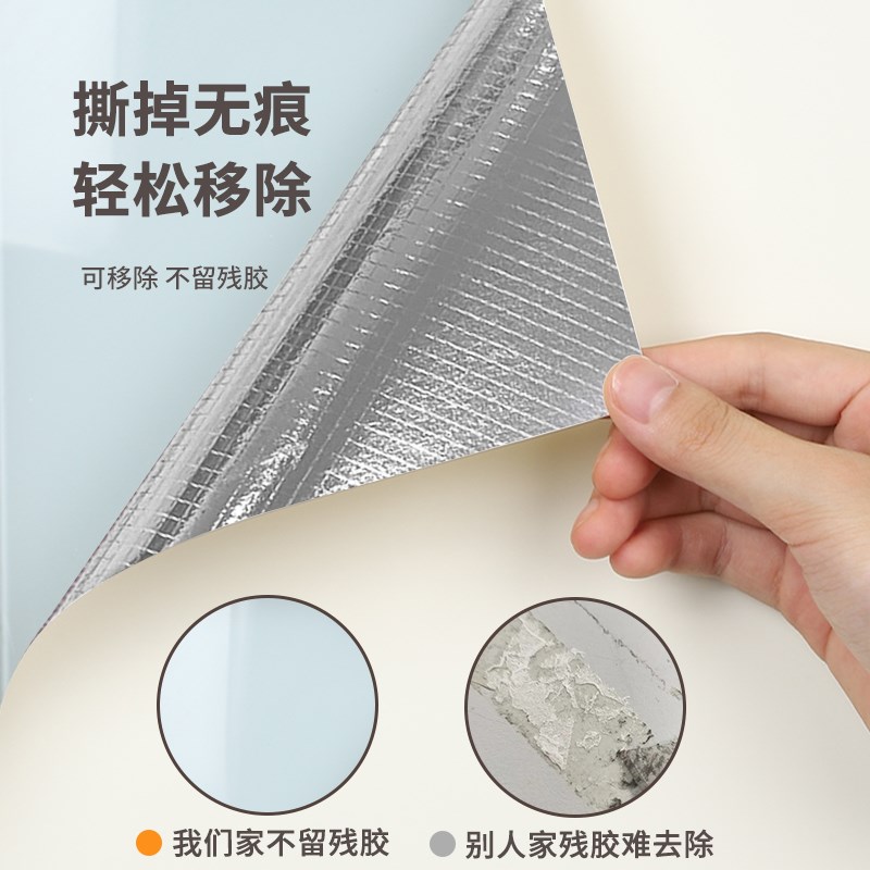 奶油桌面贴纸自粘桌贴桌子翻新改C色改造防水防油防烫餐桌书桌贴