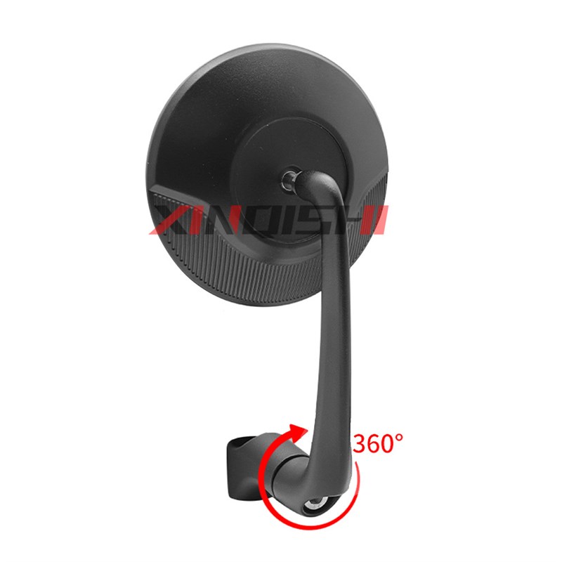 适用BRIXTON高金500/1200 GK500 改装复古反R光镜大视野后视镜配