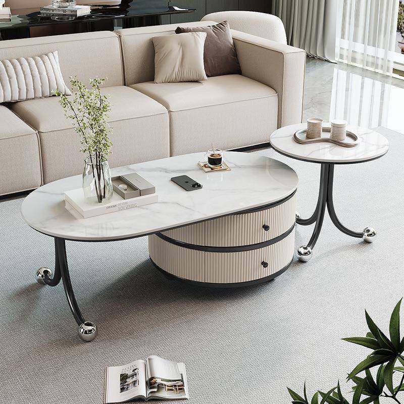 设计师新款岩板椭圆形茶几客厅小户型家用意式轻奢茶几极简组合,电子元器件市场,其它元器件,淘宝优惠券,粉丝福利购,淘宝优惠卷