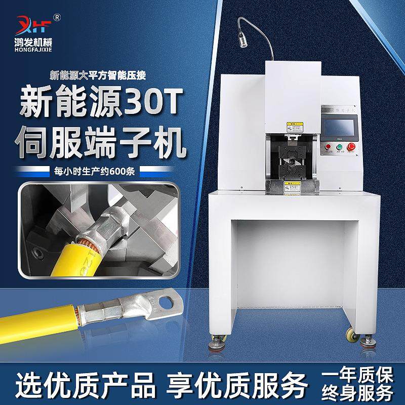 伺服液压端子机新能源大平方电缆压接机充电桩铜扣鼻子六边铆压机,清洗/食品/商业设备,包子机,淘宝优惠券,粉丝福利购,淘宝优惠卷