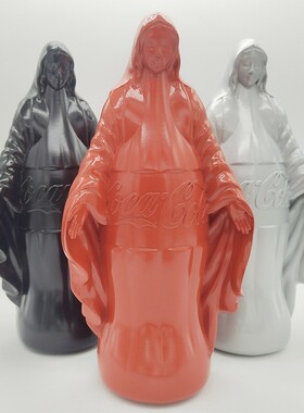 厂家直销可口可乐公仔人物摆件 家居办公桌面装饰品摆设 树脂摆件