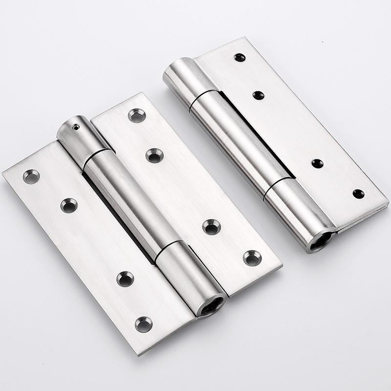 不锈钢隐形门合页液压缓冲自动关门铰链带闭门定位暗门弹簧合页