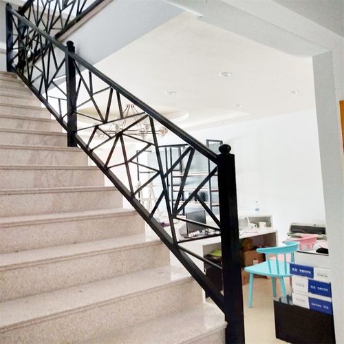 简约现代铁艺楼梯扶手阳台护栏家用围栏别墅栏杆阁楼装饰室内护栏