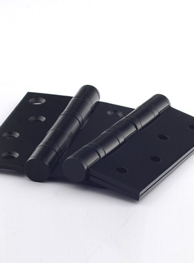 4寸4轴承3.0厚304D锈钢房门合页折页平开铰链大门木门黑色合页