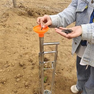 家用栽苗栽秧器多功能种植机播种施肥手提式烟Q苗果蔬插秧机播种