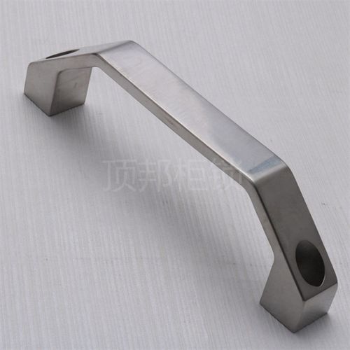 LS201不锈钢弓形拉手 机械工业设备柜门把手 实心加厚承重型提手