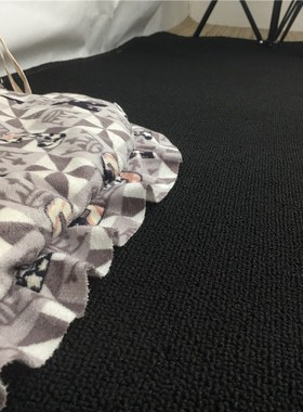 华德短毛黑色拍照背景布摄影F满铺地毯垫卧室满铺飘窗