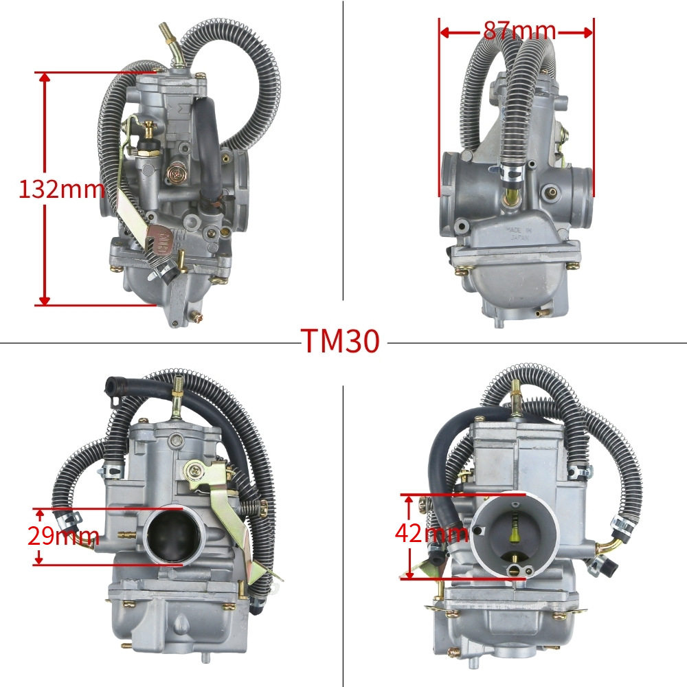 化油器 DT200 RZ350 TM30 30MM适用改装180-300cc 2/4冲程 RZ250