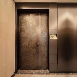 农村自建房一门一景进户轻奢大门装甲防盗精雕铸铝小区入户子母门