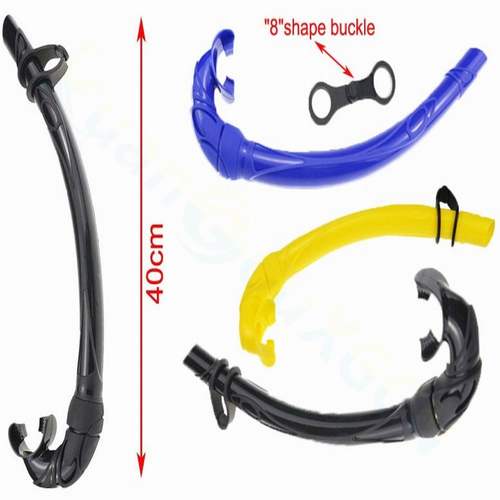 专业可卷式浮潜呼吸管成人全湿式潜水呼吸管儿童游泳换气训练装备