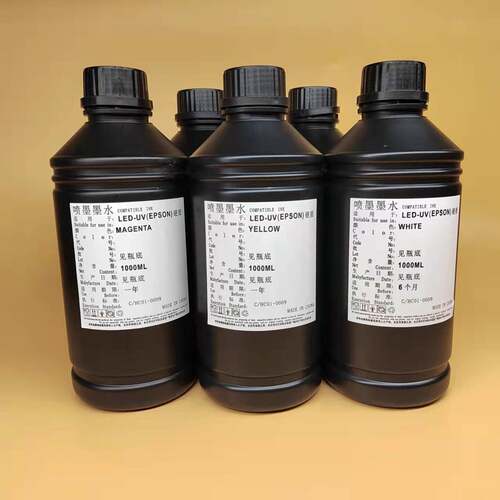 爱普UV墨水五代DX5DX7XP600喷头平板打印机油墨压电LED灯墨水