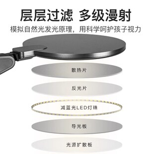 良亮护眼台灯中小学生儿童书桌学习防近视写字灯高颜值4308