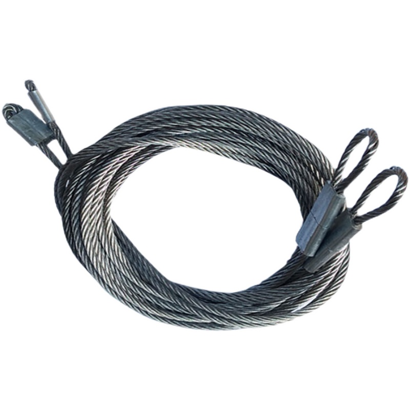 电动遥控翻板车库门钢丝绳卷帘门配件不锈钢绳工业门牵引钢索缆绳