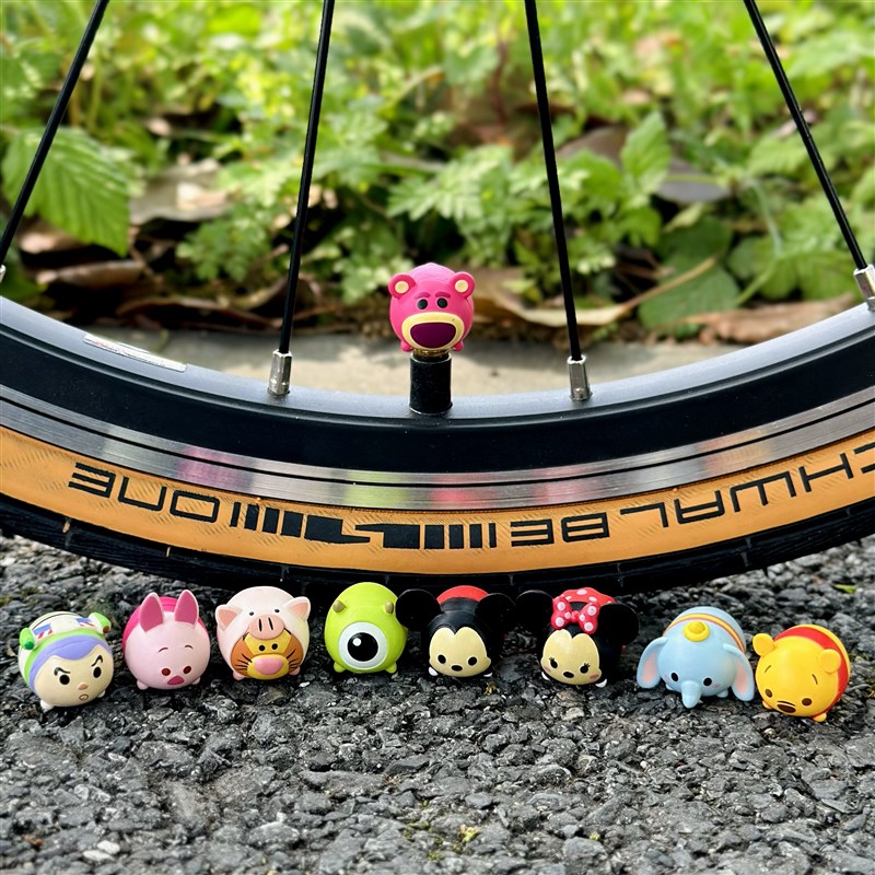 气嘴帽通用装饰自行车气门芯盖可爱山地车配件公路车配饰改装折叠