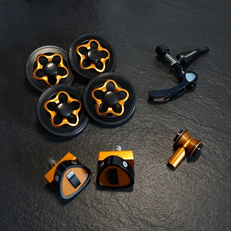 【UnionJack】小布 改装ACPline 升级刹车曲柄易行轮旋钮座杆橙色