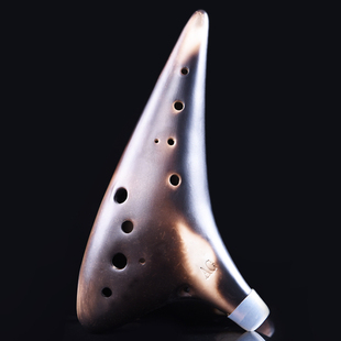 陶笛12孔ag 专业演奏初学低音学生笛埙熏烧复古十二孔中音G调乐器