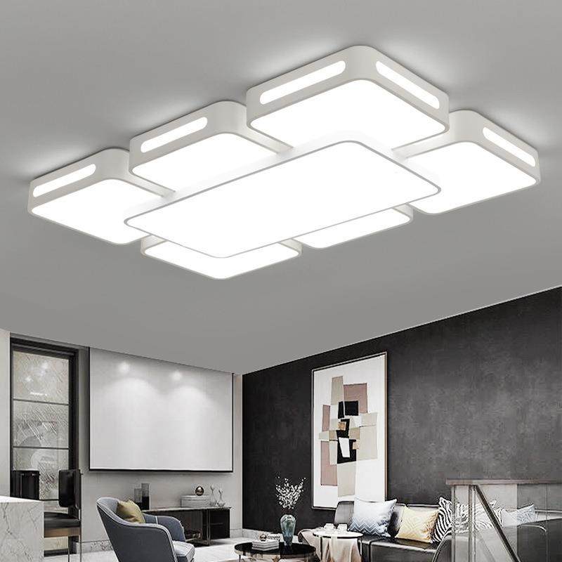 简约镂空LED吸顶灯长正方形客厅灯卧室书房吊灯餐厅灯亚克力灯具,清洗/食品/商业设备,风口/风叶/风机配件,淘宝优惠券,粉丝福利购,淘宝优惠卷