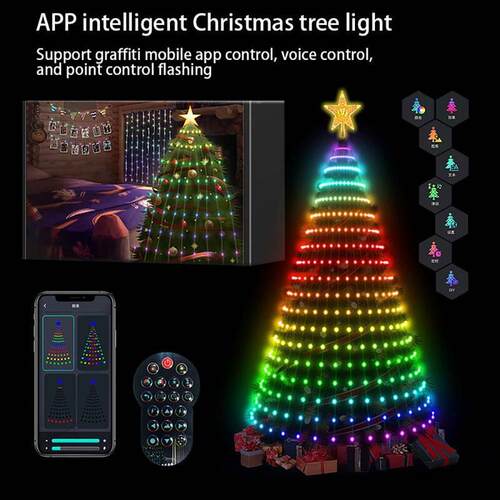 ChristmasHalloween5FtSmartChristmasTreeLights400LEDs