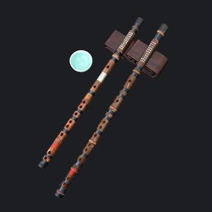 专业演奏紫竹笛子乐器CG高档精制素D成人初学E儿童古风G横笛膜F调