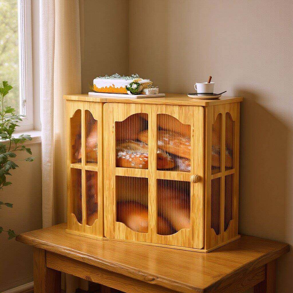 竹制角柜面包箱厨房烘焙点心盒竹木台面调料架双层餐桌竹制收纳盒,金属材料及制品,金属加工件/五金加工件,淘宝优惠券,粉丝福利购,淘宝优惠卷