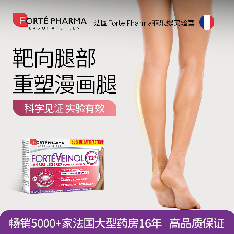 Fortepharma红藤美腿丸靶向身材管理提升代谢碳水阻断纤腿促循环