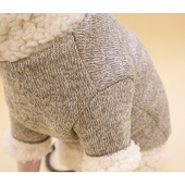 斯芬克斯无毛猫衣服冬季 加厚保暖柔软云朵绒高领毛衣德文柯尼斯