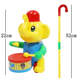 拖拉儿童学步宝宝手推玩具推杆学走路两轮推推乐推动物走路带响铃