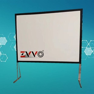 ZVVO 100 300寸快速折叠幕布便携移动户外幕布投影幕布投影机幕布