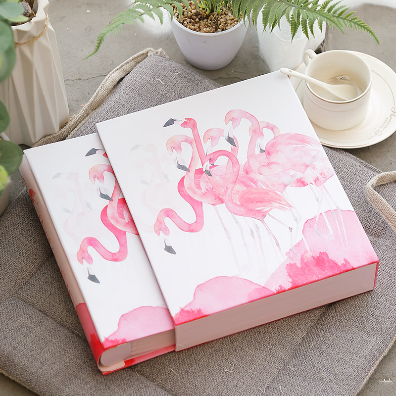 家庭相册影集6寸过塑200张纪念册相册本插页式盒装大容量大5寸7寸