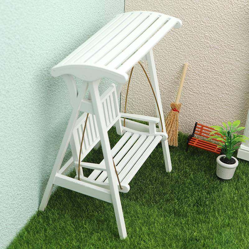 1：12迷你娃娃屋家具微缩场景摆件模型仿真秋千可荡木质秋千,3C数码配件,其它配件,淘宝优惠券,粉丝福利购,淘宝优惠卷