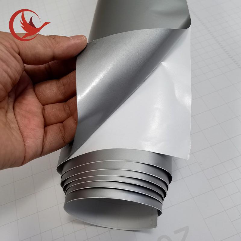 PVC不干胶自粘哑面金哑面银刻字即时贴户外装饰材料汽车拉花