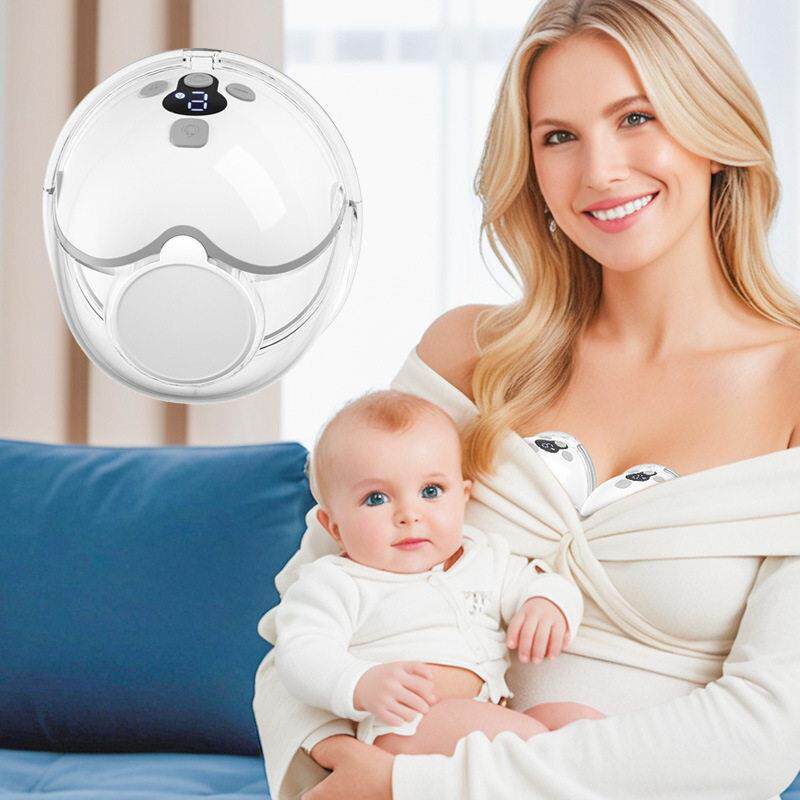 便携穿戴式电动吸奶器一体免手扶大吸力隐形挤奶器集奶器触摸吸乳