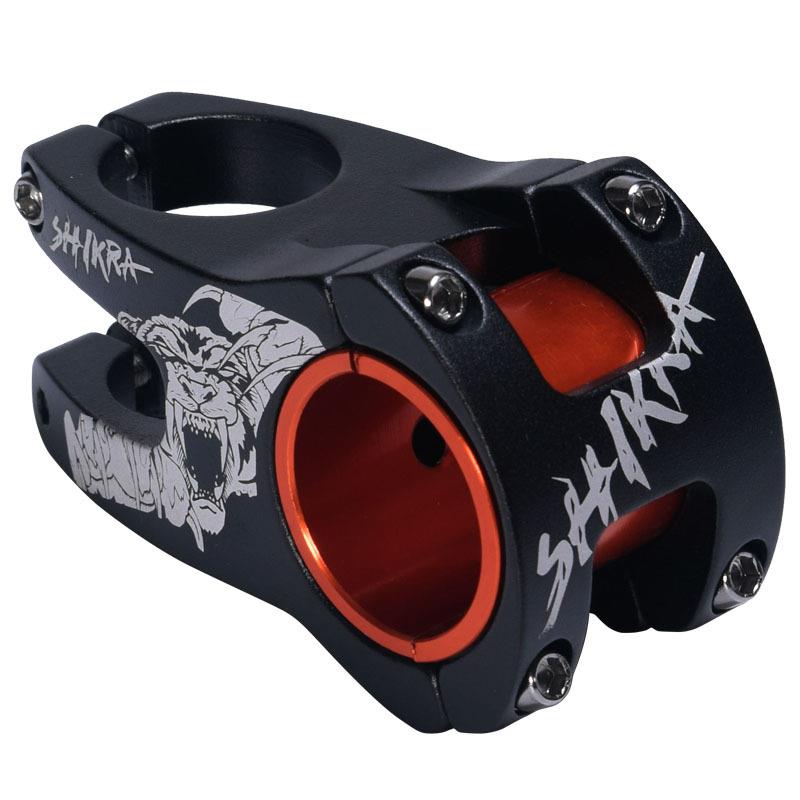 shikra山地车铝合金把立自行车31.8*50mm越野立管0度改装车头配件