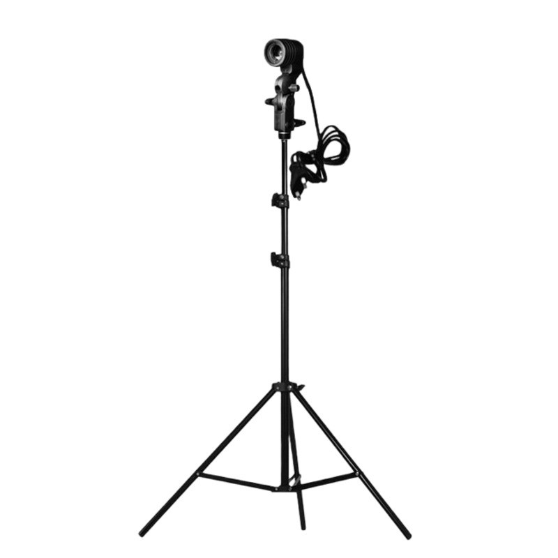 全光谱仿太阳光植物生长灯泡室内植物补光灯支架射灯头27落地灯架