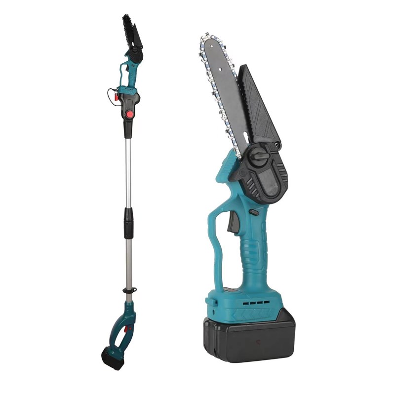 手持电动修e枝锯充电式小型无刷锂电锯木工单手锯家用伐木迷你电