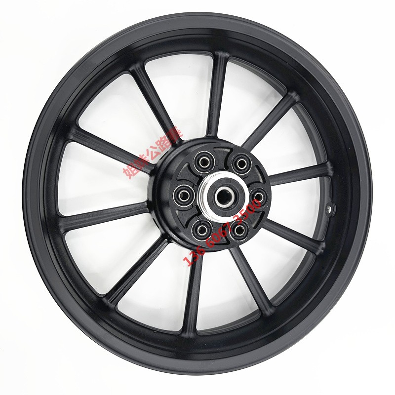全新魔影S450摩托车前轮毂配件国产双钢圈后轮胎趴赛机车铝轮