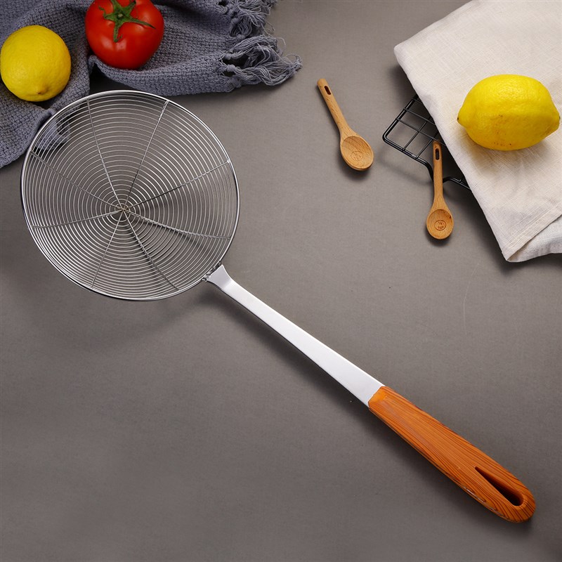 捞饺子线漏勺火锅漏网筛家用不锈钢大号笊篱厨房过滤网油炸捞包邮