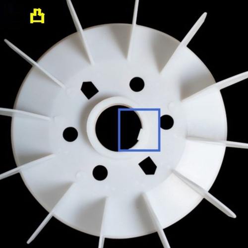 Y315风叶电机散热叶 2 4 6 8级轴径90三相风扇叶110KW-160KW千瓦