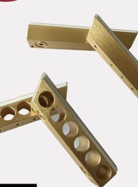 德尔牌FR800 770 980连续封口机配件散热 加热铜块纯铜 耐用 加宽