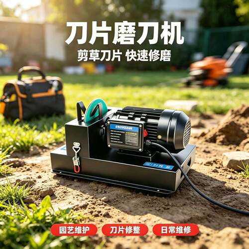 跨境多功能割草机刀片电动磨刀器家用快速磨刀商用自动小型磨刀机