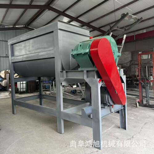 石墨烯原料螺带混合机化工碳粉卧式搅拌机pvc粉加热混料机