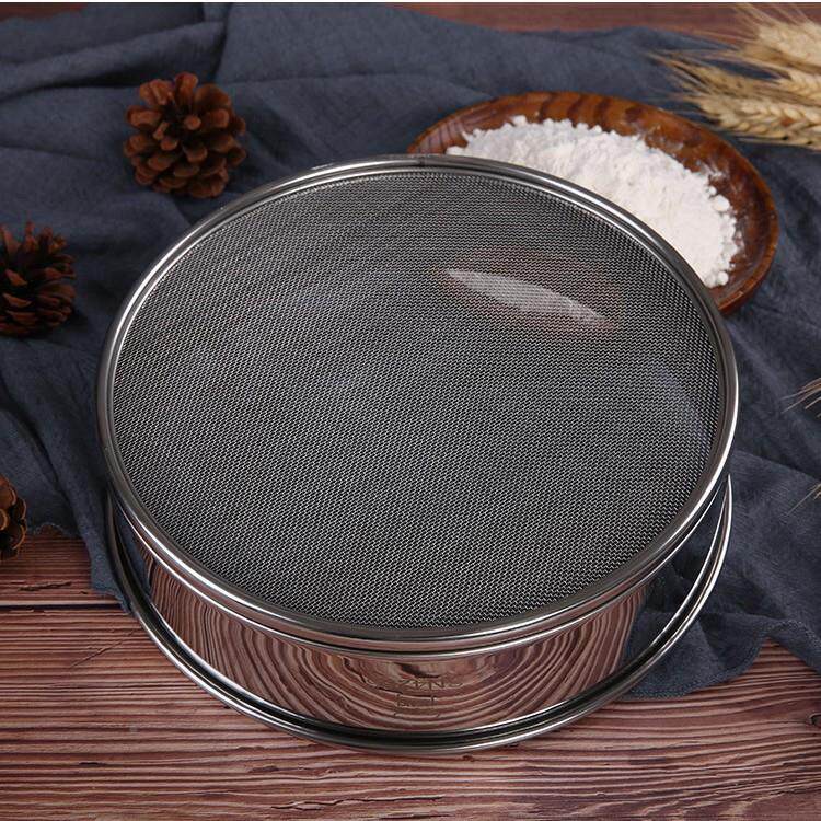 三能/烘焙工具8/1钢012寸网不锈细筛10SN4266/20/24目面粉糖粉筛