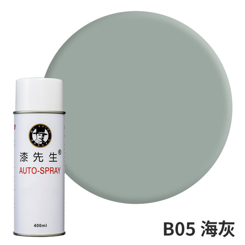 B04/B05/银灰鸦海灰金属防锈油漆D新Y涂/翻I修复修补喷漆罐