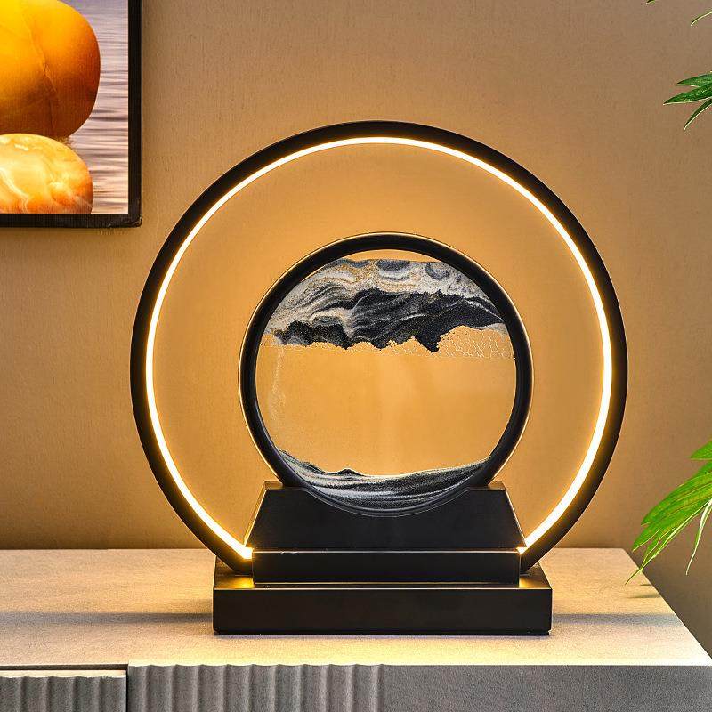 艺术流沙画摆件创意沙漏办公室桌面客厅高级电视柜轻奢高档装饰品,模玩/动漫/周边/娃圈三坑/桌游,模型制作工具/辅料耗材,淘宝优惠券,粉丝福利购,淘宝优惠卷